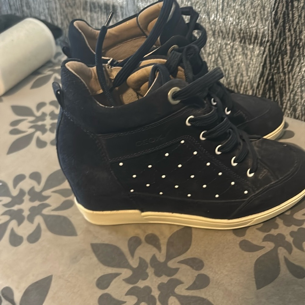 Geox wedge sneakers